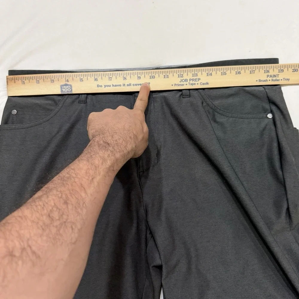 Adidas Golf Pants Mens Gray‎ Stretch Performance 5 Pocket Straight